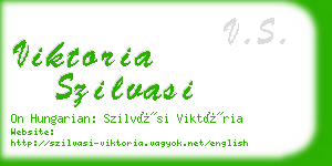 viktoria szilvasi business card